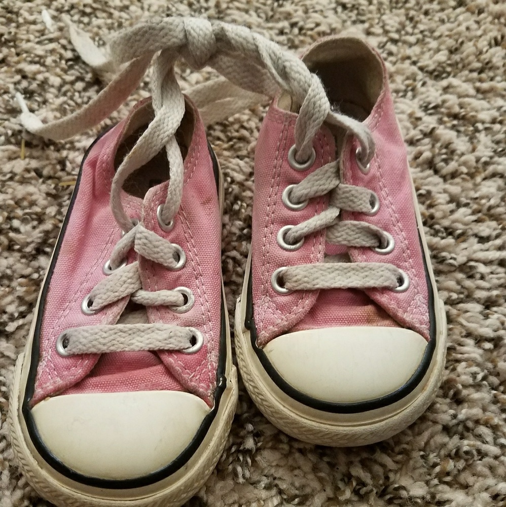 Pink Converse Toddler Shoe Size 4